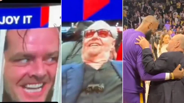 Jack Nicholson in pubblico dopo due anni: la reazione della gente e l’abbraccio con LeBron James