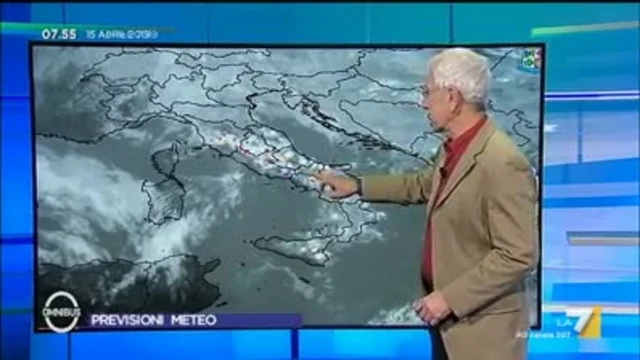 Le previsioni del tempo del 15 aprile