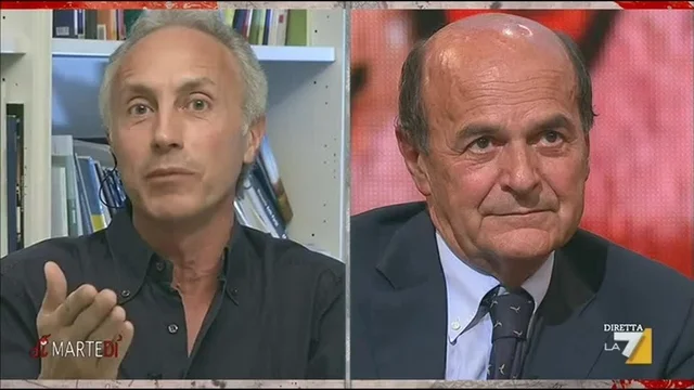 Pierluigi Bersani e Marco Travaglio si confrontano sul referendum costituzionale