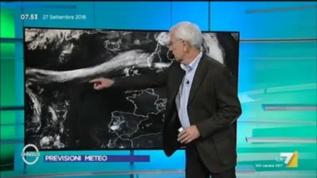 Il meteo del 27 settembre