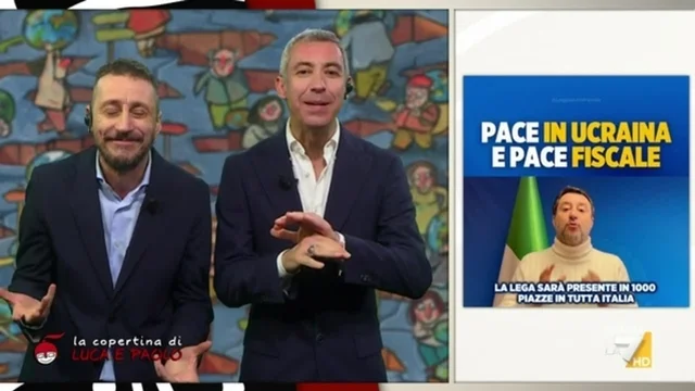 Luca e Paolo: "Salvini difende invasori ed evasori"