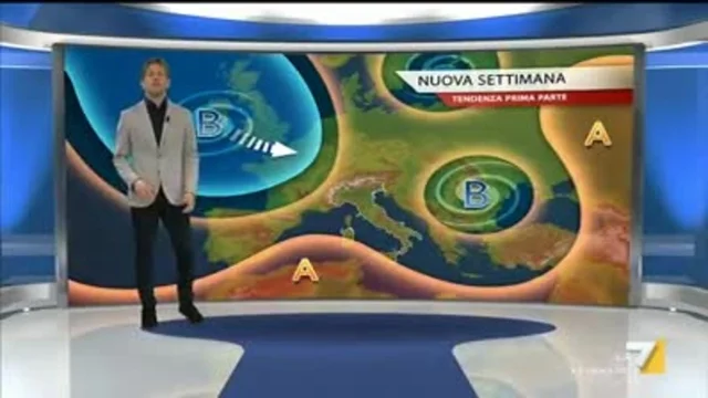 Il meteo della sera