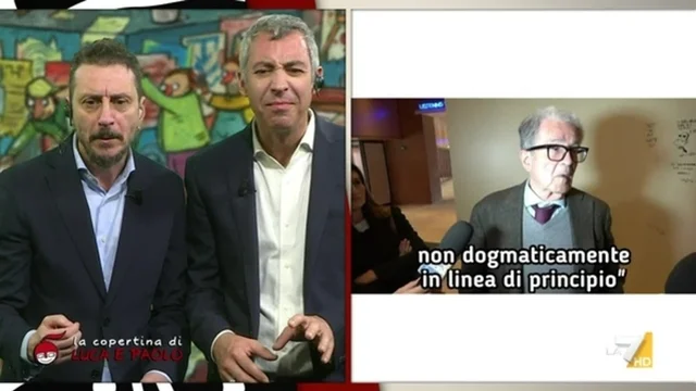 Luca e Paolo, Prodi e la lite con la giornalista: "Un fallo da reazione..."