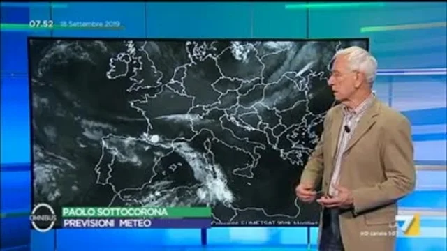Le previsioni del tempo del 18 settembre