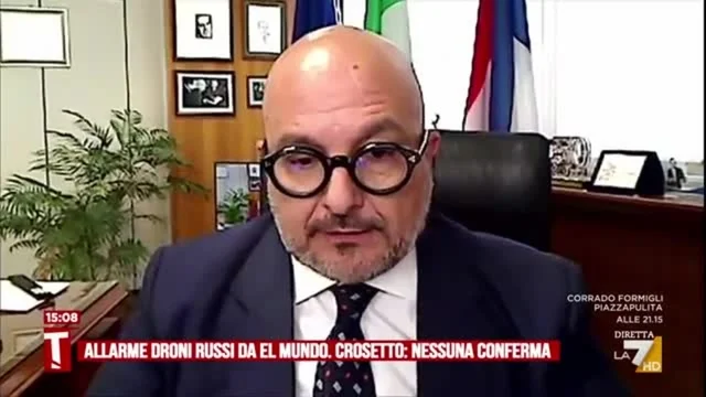 Attacco droni russi, Sangiuliano: "Capire le prove, ma la Russia resta una minaccia"