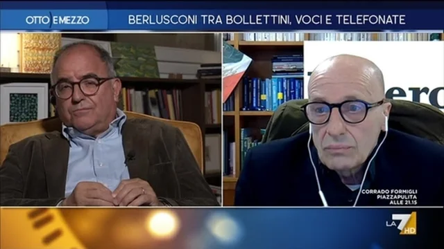 Berlusconi, tra bollettini voci e telefonate - Otto e Mezzo - Puntata del 6/4/2023