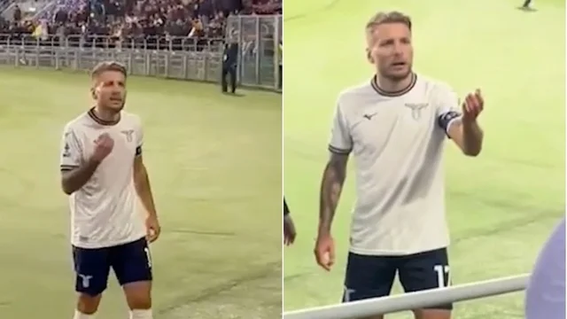 Ciro Immobile litiga con i tifosi dopo la sconfitta contro il Bologna: il video