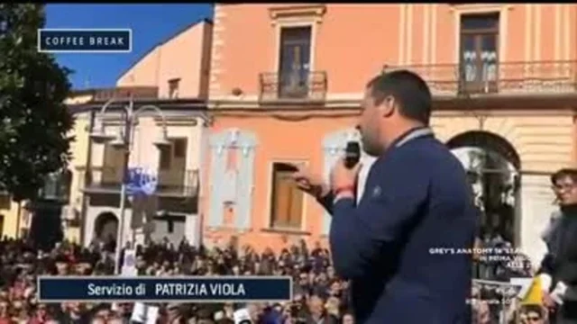 Matteo Salvini in campagna elettorale perenne
