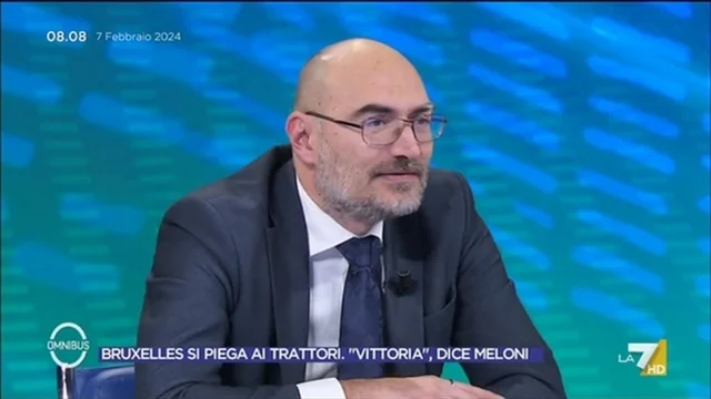 Bruxelles si piega ai trattori: 'vittoria' dice Meloni - Omnibus 07/02/2024