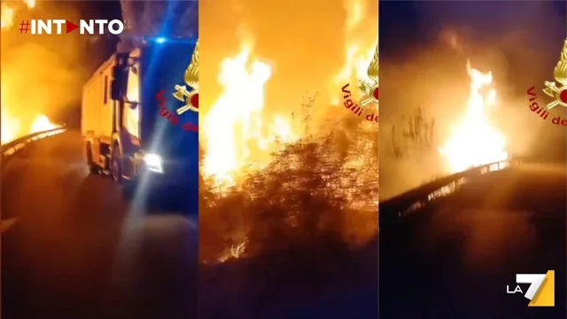 Incendi boschivi in Campania: oltre 160 interventi dei Vigili del Fuoco