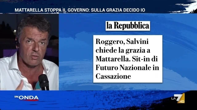 Caso Roggero, Renzi: "La legge sulla legittima difesa l'ha scritta Salvini, i giudici la applicano"