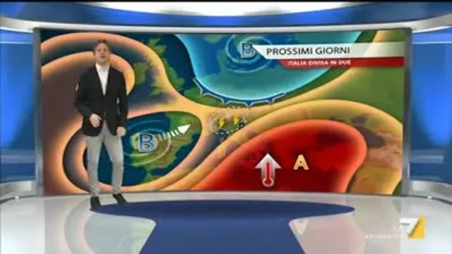 Il meteo della sera