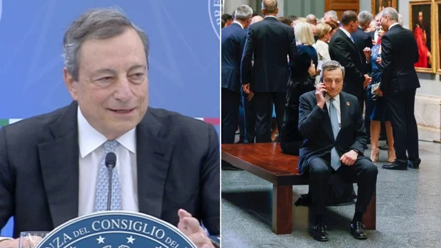 Draghi rivela il motivo della foto che lo ritrae da solo al Museo del Prado