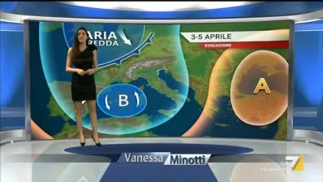 Il meteo della sera del 2 aprile