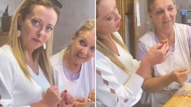 Giorgia Meloni a lezione di tortellini fatti a mano. Il video pubblicato su TikTok