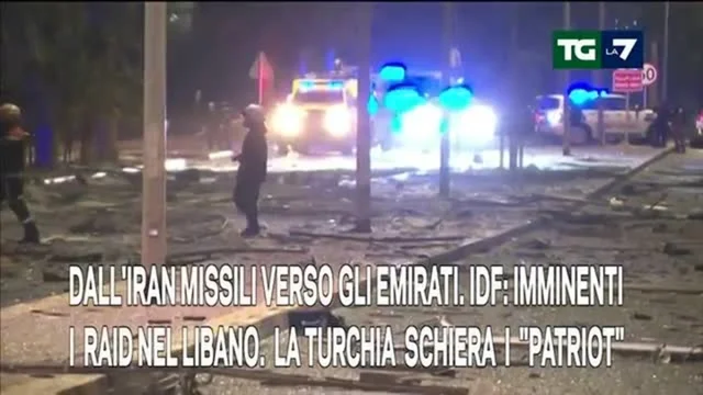 TG LA7 edizione delle 13.30 del 10/3/2026