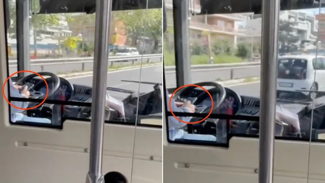 Roma, autista dell'Atac guida senza mani per chattare: sospeso