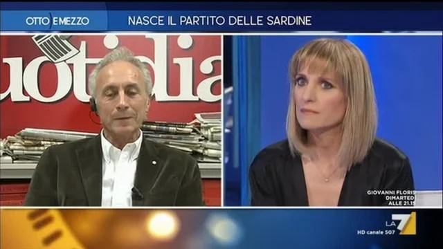 Nasce il partito delle sardine - Otto e Mezzo - Puntata del 4/02/2020