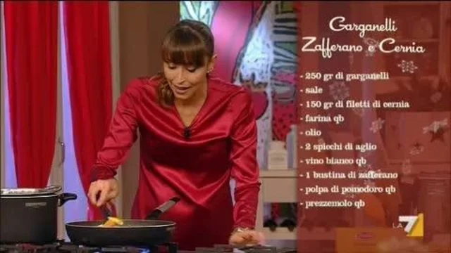 Garganelli zafferano e cernia