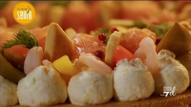 Cream tart salata con salmone
