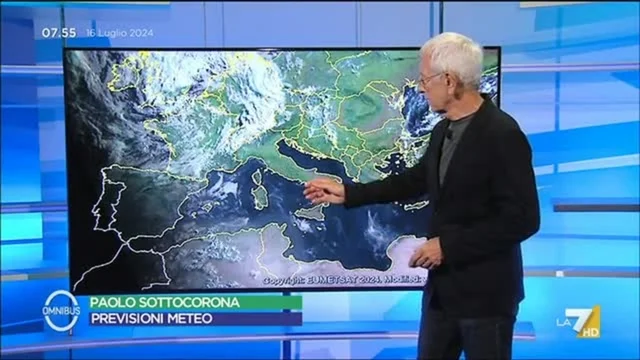 Le previsioni meteo di oggi