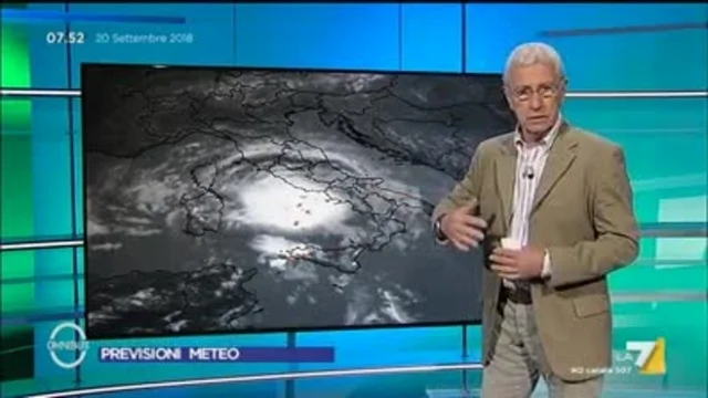 Il meteo del 20 settembre