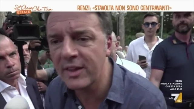 Matteo Renzi: "Stavolta non sono centravanti"