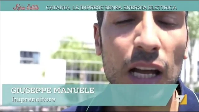 Catania, le imprese senza energia elettrica