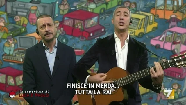 La canzone di Luca e Paolo: 'Piove su Sanremo'