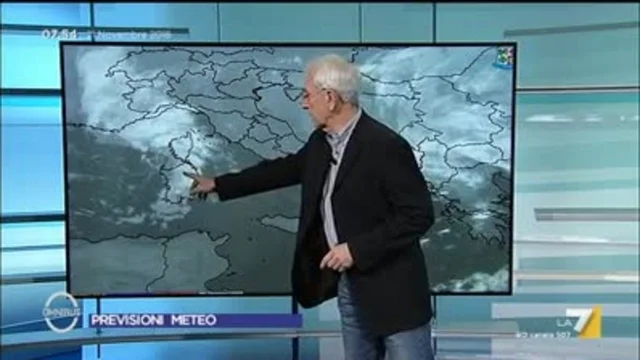 Il meteo del 21 novembre