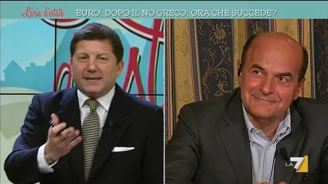 Bersani: Riaprire una trattativa con la Grecia