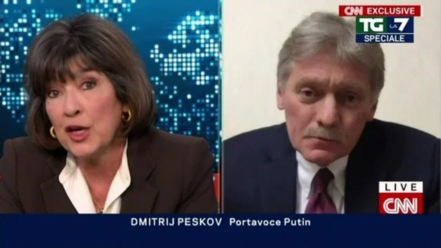 Ucraina, l'intervista al portavoce di Putin: "Non stiamo colpendo obiettivi civili". La Amanpour (CNN) ribatte: "Lei può negare, ma..."