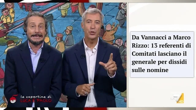 Luca e Paolo: "Passare da Vannacci a Rizzo è come darsi martellate sui coglioni cambiando mano"