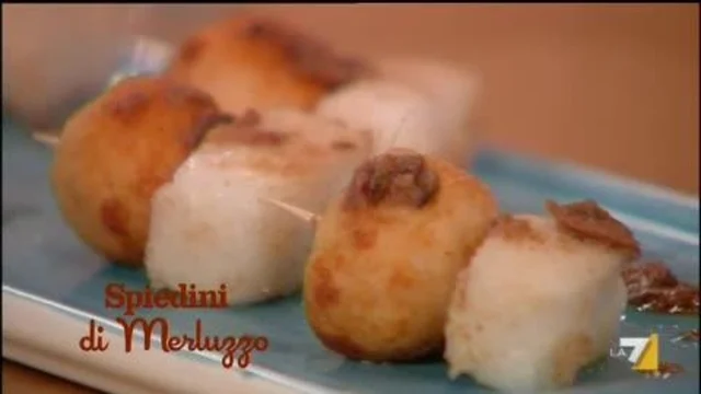 Spiedini di Merluzzo e Polenta