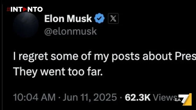 Musk fa marcia indietro e chiede scusa a Trump: “Mi rammarico”