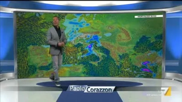 Il meteo della sera del 13 marzo