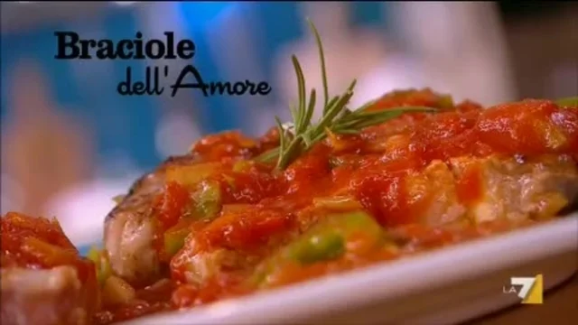 Braciole dell'amore. In cucina Fabio Caressa