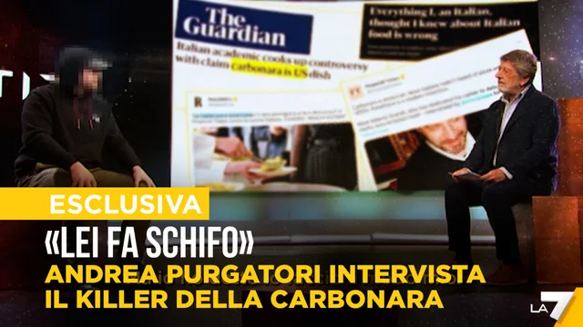 ESCLUSIVA: Andrea Purgatori intervista il killer della carbonara