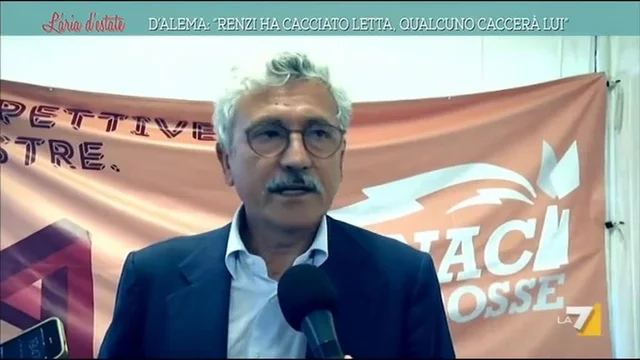 D'Alema: 'Renzi ha cacciato Letta, qualcuno caccerà lui'