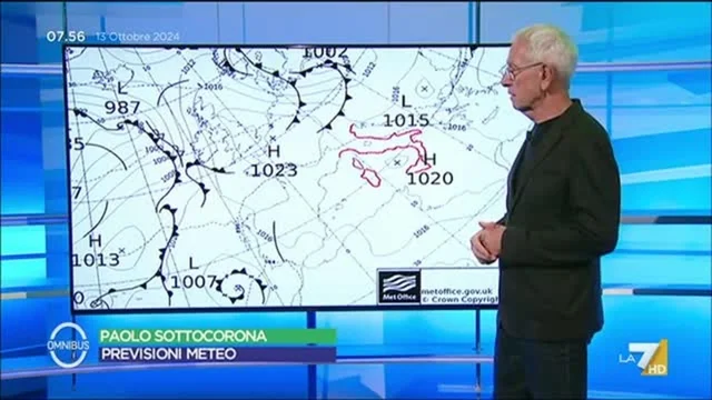 Meteo LA7 - 13/10/2024