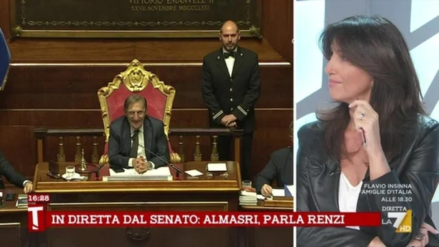 Renzi a La Russa: "Sennò fa Mangiafuoco...". Il Presidente del Senato scuote la testa