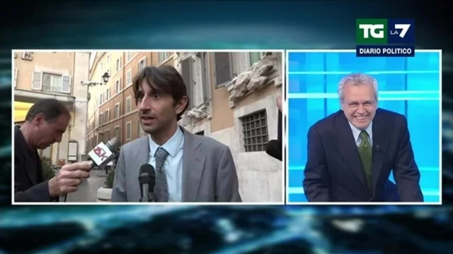 Audio Berlusconi, Donzelli: "Non so niente". "Ma lei è Donzelli?", scherza Mentana