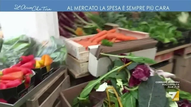 Al mercato la spesa è sempre più cara
