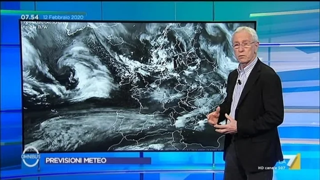 Le previsioni meteo di oggi 12/02/2020