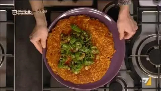 Frittata di pasta e friggitelli