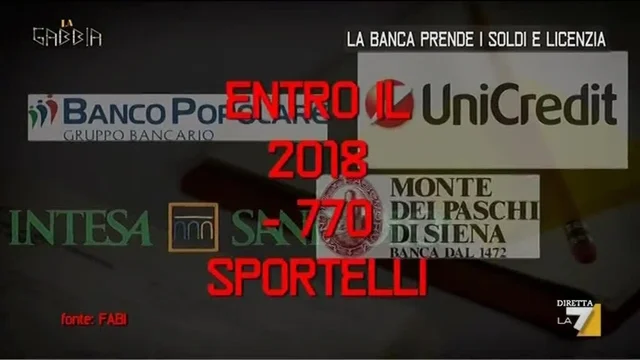 La banca prende i soldi e licenzia