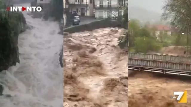 Maltempo in Piemonte: i video impressionanti dei fiumi che hanno superato il livello di guardia