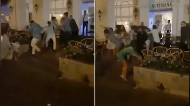 Capri, rissa davanti all’hotel: calci, pugni e tavolini per aria