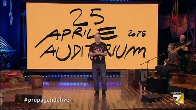 25 Aprile, puntata di Propaganda Live all'Auditorium: ecco come e quando prenotare i biglietti