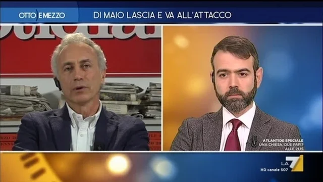 Di Maio lascia a e va all'attacco - Otto e Mezzo - Puntata del 22/01/2020